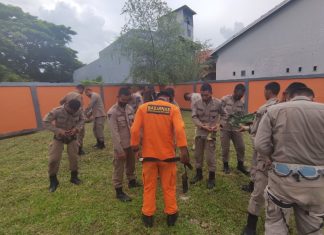 Brimob Batalyon C Pelopor Gelar Latihan Bersama Dalam Bersinergi Dengan Basarnas