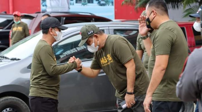Senam Sehat HAB Kemenag Bone, Kapolres Ucapkan Terima Kasih Dan Tinjau Pelaksanaan Vaksinasi