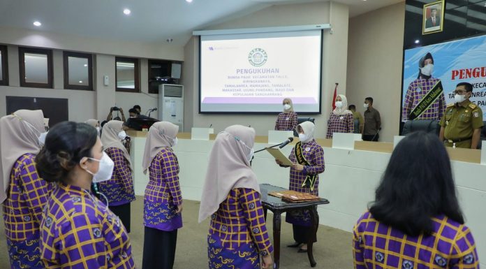 Pesan Indira Jusuf Ismail Saat Melantik Dan Kukuhkan Bunda Paud Kecamatan Se Kota Makassar