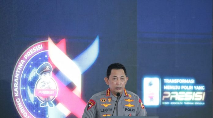 Tindaklanjuti Instruksi Presiden Soal Karantina PPLN, Kapolri Luncurkan Aplikasi Monitoring Karantina Presisi