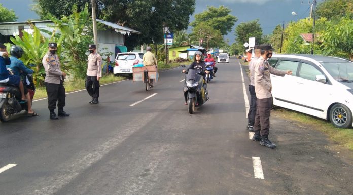 Polsek Mappakasunggu Polres Takalar Gencar Lakukan Operasi Yustisi