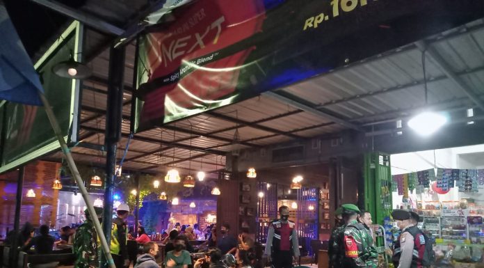 Patroli Skala Besar di Kabupaten Takalar, Petugas Gabungan Sasar Tempat Keramaian Tekankan Patuhi Protokol Kesehatan