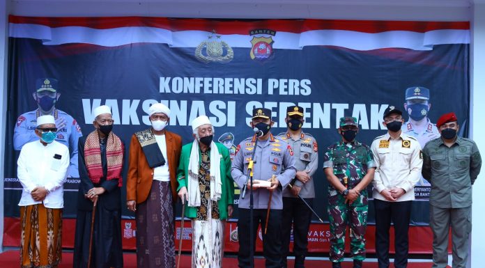 Apresiasi Ulama Di Banten Ikuti Vaksinasi, Kapolri: Kabar Baik dan Motivasi Bagi Masyarakat