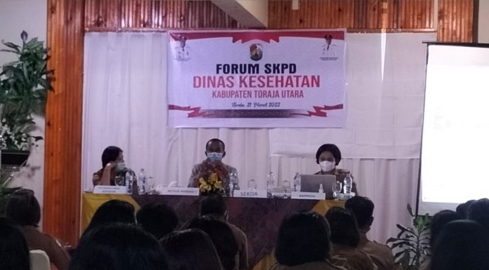 Dinkes Toraja Utara Prioritaskan Percepatan Penurunan Angka Stunting
