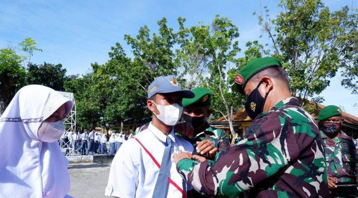 Pelatihan Kader Bela Negara Kodim 1420 di SMK Negeri 1 Sidrap, Resmi ditutup