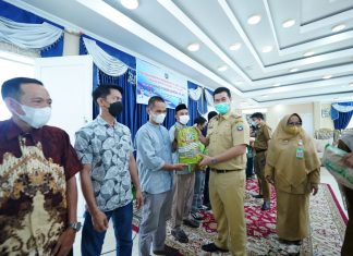Kepedulian Pemimpin ke Petani, Bupati Pangkep Serahkan Bantuan Benih Padi, Jagung dan Kedelai