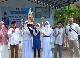 Seabrek Prestasi Diraih SMP Negeri 1 Bungoro, Juara Dibeberapa Kompetisi