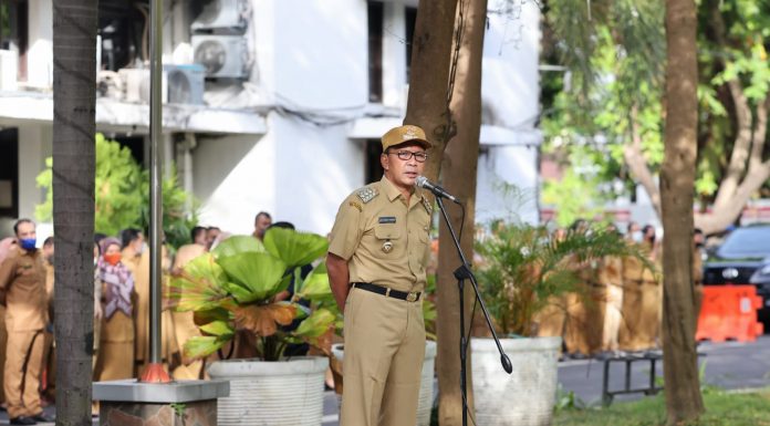 Usai Cuti Bersama, Saat Apel Pagi Amanat Danny: Saya Akan Benahi SDM Pemkot