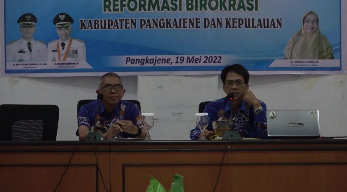 Pemkab Pangkep Target Tingkatkan Indeks Reformasi Birokrasi