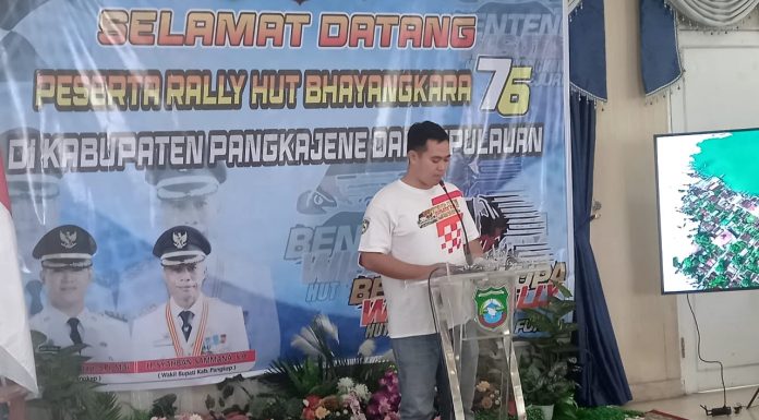 Bupati Pangkep MYL Perkenalkan Tempat Wisata dan Komoditi Daerahnya Didapan Ratusan Peserta Rally Wisata