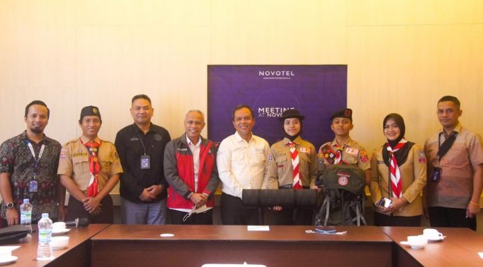 Dukung Kontingen Pramuka Kwarcab Pangkep, Semen Tonasa Sumbang Perlengkapan Jambore Nasional