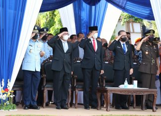 Hadiri Sertijab Panglima Komando Operasi Udara II, Danny Pomanto : Bersama Kita Bangun Makassar