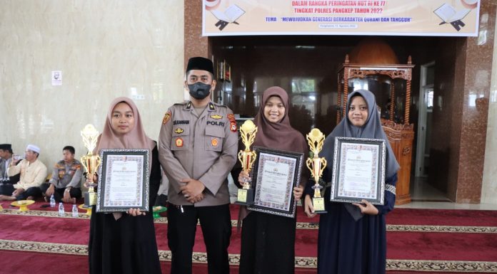 Kapolres Pangkep Gelar Lomba Da’i Kamtibmas dan Tilawah Al-Qur’an Anak-anak dan Remaja