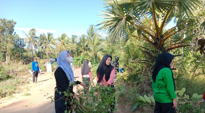 Kerja Bakti Desa Kanaungan Pangkep, Bersih Sehat Pupuk Kebersamaan Dan Kekompakan Warga