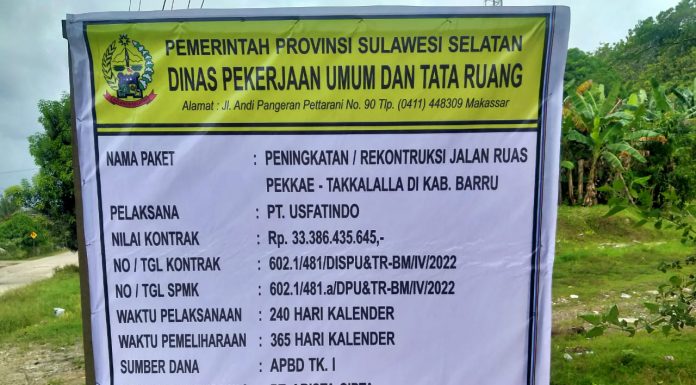 Debu Jalan Beretebaran, Warga Berharap Gubernur A.Sudirman Tegur Pelaksana Proyek Peningkatan Jalan Ruas Pekkae-Takkalala di Barru, Agar dicarikan Solusi