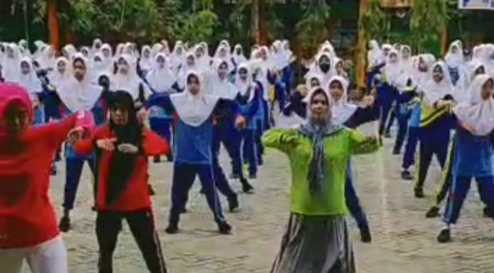 Gerakan Nasional Aksi Bergizi Se Kabupaten Pangkep, SMP Negeri 1 Labakkang Sebagai Tuan Rumah