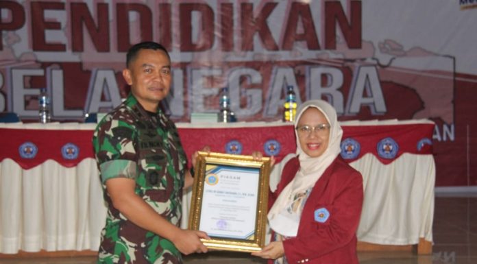 250 Maba Politeknik Pertanian Negeri Pangkep Menerima Materi Bela Negara dari Dandim 1421/Pangkep