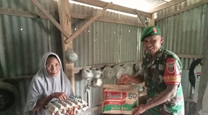 Pastikan Tidak Ada Warga Yang Kelaparan, Kodim 1426 Takalar Terus Gencarkan Program Babinsa Masuk Dapur