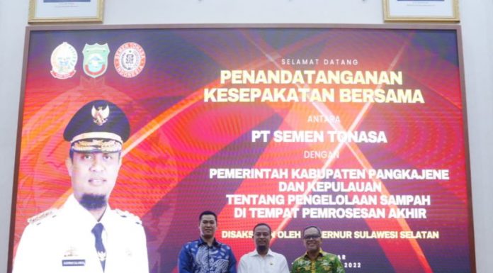 Sah, PT Semen Tonasa dan Pemkab Pangkep Sepakat Ubah Sampah Jadi Energi Terbarukan