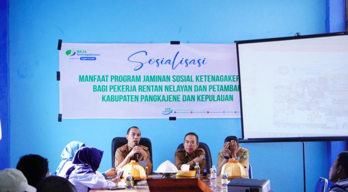 Pemkab Pangkep Asuransikan 5.200 Pekerja Rentan Dalam Program BPJS Ketenagakerjaan