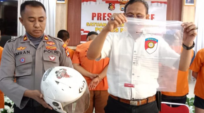 Polres Pangkep Gelar Press Pelease Kejadian Tindak Pidana Kekerasan
