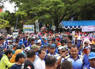 Meriah Jalan Sehat Moderasi, Bupati H.Ilham Azikin: Kehormatan Bagi Kami Menjadikan Bantaeng Tuan Rumah