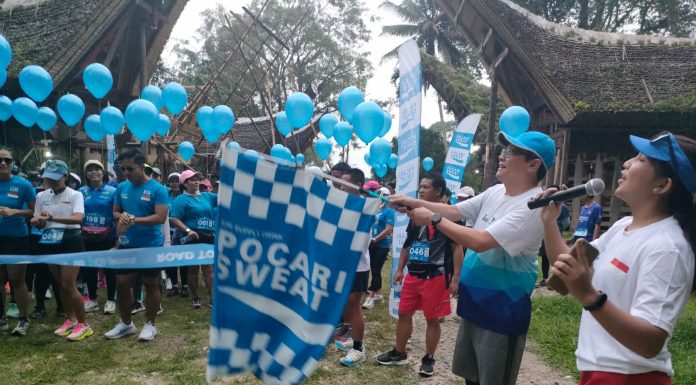 Wabup Frederik VP Dukung Sport Tourism Ikut Berlari Dalam Road to Pocari Sweat Run Toraja