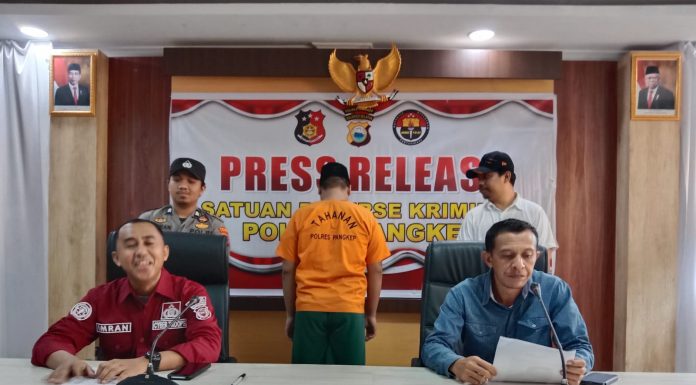 Polres Pangkep Press Release Kasus Penganiayaan yang Akibatkan Luka Berat