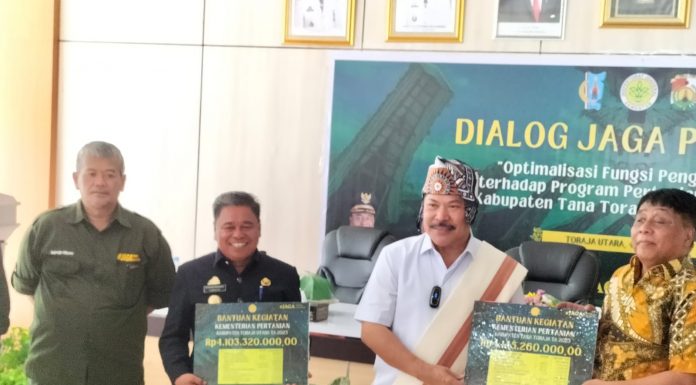 Irjen Kementan RI Jan S.Mariangka Sambangi Kabupaten Tana Toraja dan Toraja Utara Untuk Kawal Program Kementerian Pertanian