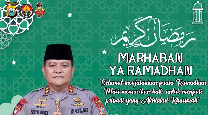 Kapolda Sulsel Irjen Pol Setyo Budi Harso Moempoeni., S.H.,M.Hum Sampaikan Ucapan Selamat Menjalankan Ibadah Puasa