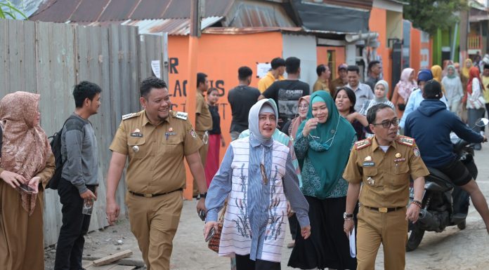 Pantau Maccini Sombala, Ketua TP PKK Makassar Indira Yusuf Ismail Pastikan Indikator Terpenuhi Jelang Lomba Kelurahan