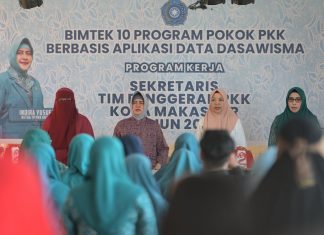 Ketua TP PKK Makassar Dorong Penguatan Data Warga Lewat Aplikasi Dasawisma