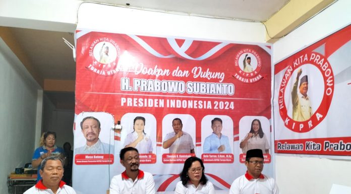 Menangkan Prabowo 2024, KIPRA Torut Jadwalkan Deklarasi Secara Akbar dan Putihkan Kota Rantepao