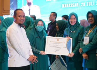 HKG PKK ke-51 Sulsel, TP PKK Pangkep Raih Juara Umum Dengan Memborong Delapan Penghargaan 10 Program PKK