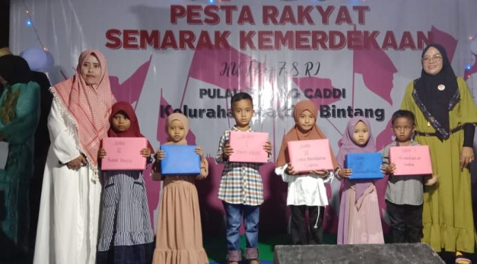 Pesta Rakyat Semarak HUT Proklamasi Kemerdekaan RI Ke-78 di Pulau Balang Caddi Pangkep