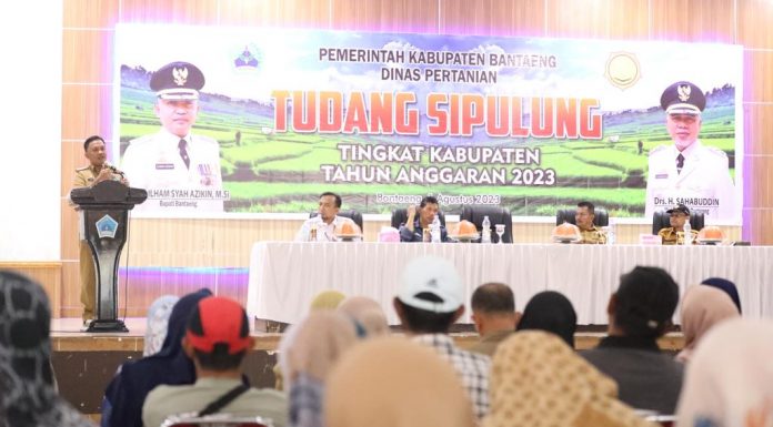 Bupati Bantaeng Dr.H. Ilham Azikin Buka Tudang Sipulung Tingkat Kabupaten Bantaeng Tahun 2023