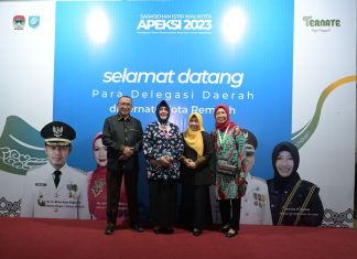 Ketua TP PKK Makassar Indira Yusuf Ismail Hadiri Gala Dinner Serasehan Istri Walikota se-Indonesia di Ternate