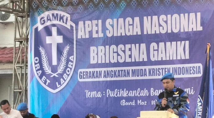 Demi Tercapainya Visi Indonesia Mas 2045 , GAMKI Berkomitmen Untuk Wujudkan Pemilu Damai 2024