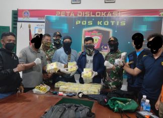 Satgas Pamtas Yonarmed 10 Bradjamusti Kembali Berhasil Amankan Sabu Seberat 15.5 Kilogram Badau Kapuas Hulu Kalbar