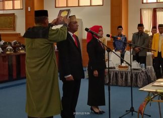 Rapat Paripurna Istimewa DPRD Kabupaten Pangkep Serta Pengucapan Sumpah Janji PAW Anggota DPRD Pangkep Sisa Masa Jabatan 2019 – 2024