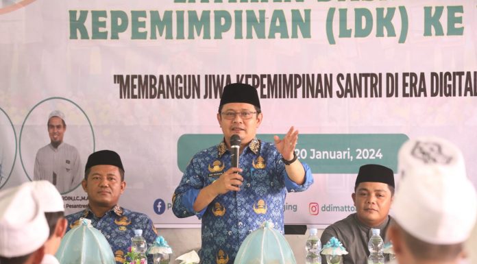 Pj Bupati Bantaeng Buka LDK Ponpes DDI Mattoanging, Diharapkan Terus Ada Inovasi Terbaru