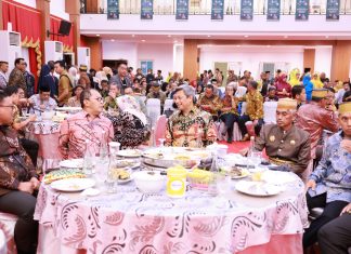 Walikota Makassar Danny Pomanto Bersama Pj Sekda Sulsel A.M Arsjad Menyemarakkan Malam Ramah Tamah Wija To Luwu