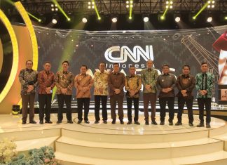 Penjabat Bupati Bantaeng Andi Abubakar Hadiri CNN Indonesia Awards 2024