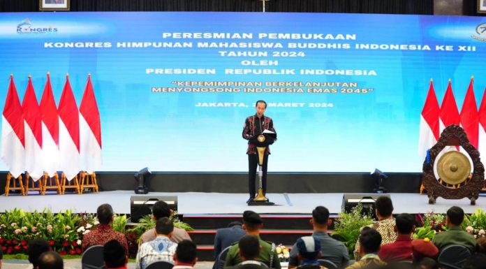 Presiden Jokowi buka Kongres Hikmabudhi ke-XII Tahun 2024 Dihadiri Panglima TNI dan Kapolri
