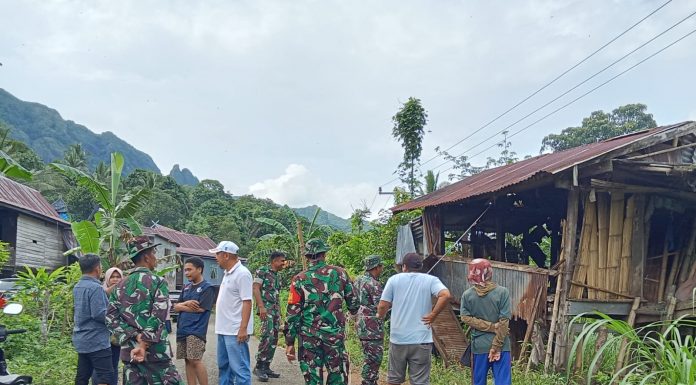 Tim Ayo Berbagi Makassar Bersama Koramil 1405-08/Rala, Akhirnya Akan Membangun Rumah Baru ‘Lamatta’ Di Barru