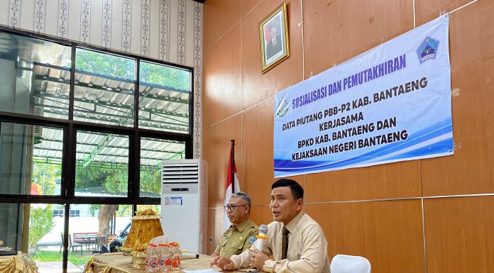 Pemkab Bantaeng Bekerjasama Kejari Gelar Sosialisasi Pemutakhiran Data Piutang PBB-P2