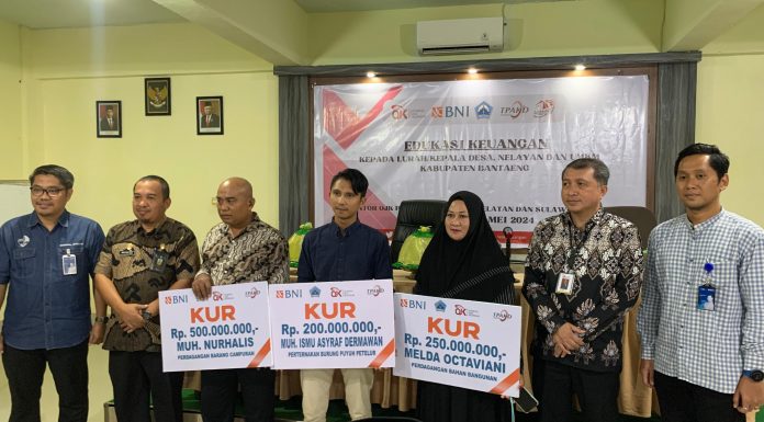Pemkab Bantaeng Kolaborasi Dengan OJK dan Bank BNI Gelar Sosialisasi Edukasi Keuangan