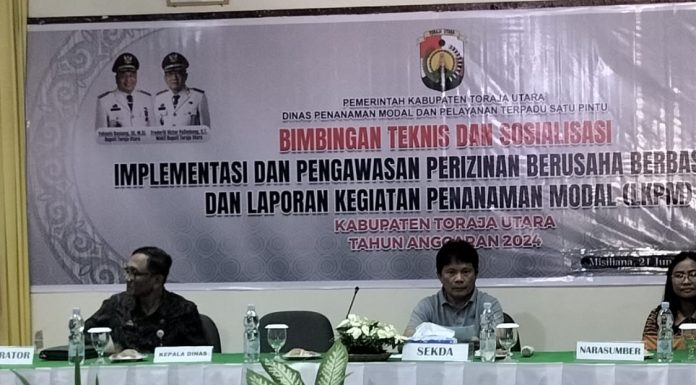 Pengurusan Perizinan Dinas PTSP Pemkab Toraja Utara Hadirkan Aplikasi SI JEMPOL PERI