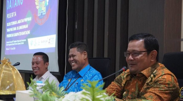 Pemkab Bantaeng Seleksi 21 Orang Pejabat Pimpinan Tinggi Pratama di BKD Pemprov Sulsel