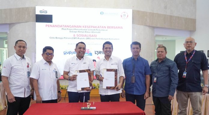 PT Semen Tonasa Kerjasama BI dalam Pilot Project Pemanfaatan Limbah Perkantoran